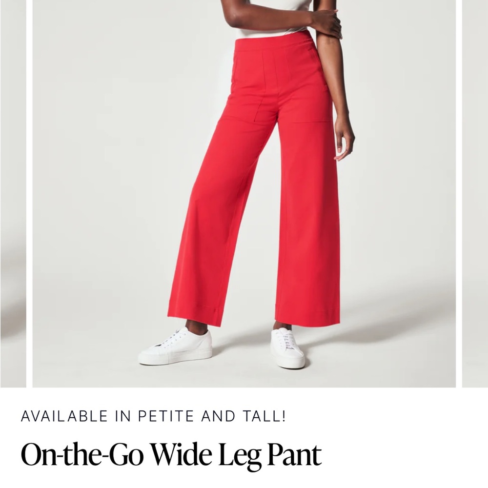 Spanx red pants